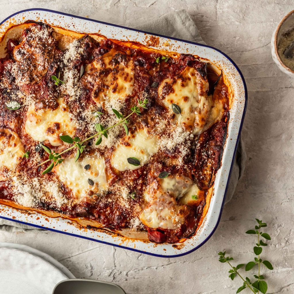 Aubergine Parmigiana Sarah s Healthy Kitchen
