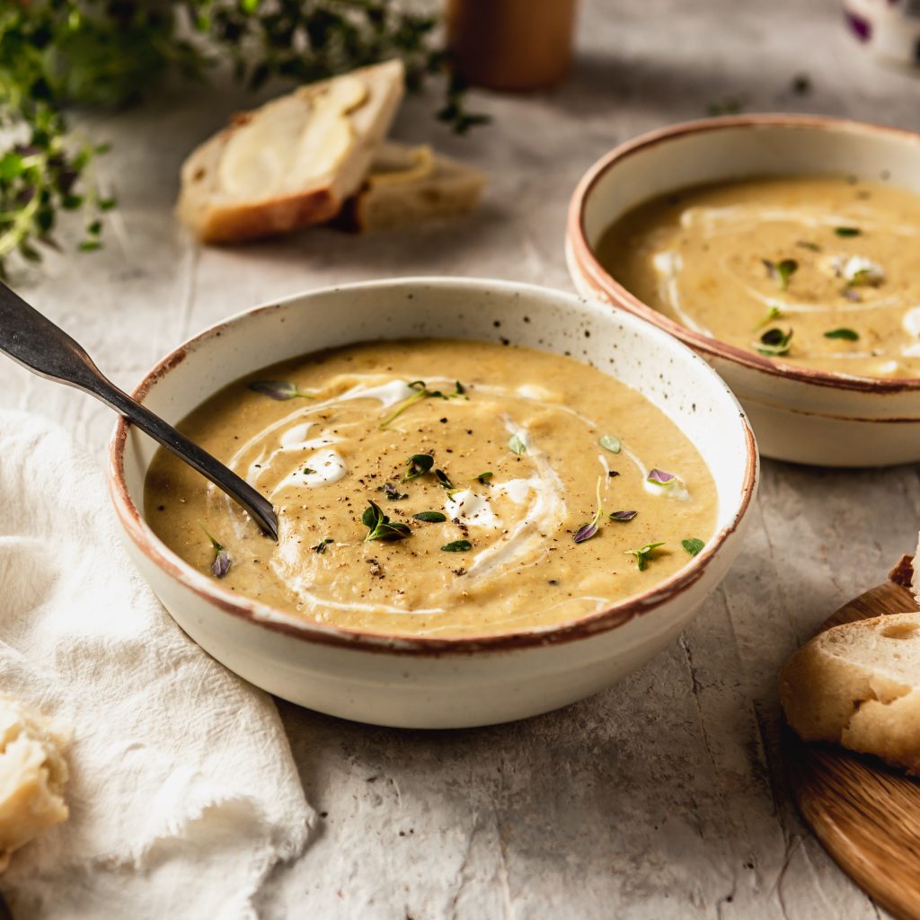 Creamy Mushroom & Rice Soup – Sarah's Healthy Kitchen